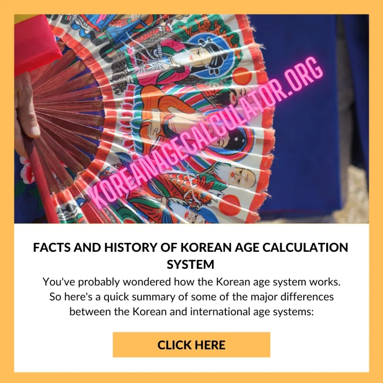 Fascinating Facts and History of Korean Age Calculation System